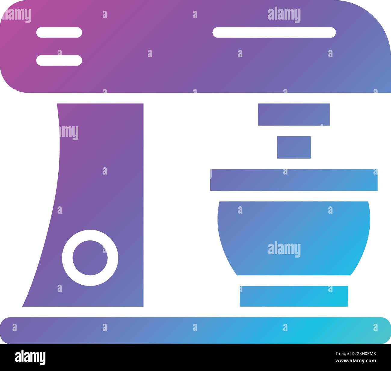 Mixer Vector Icon Design Illustration Stock Vector