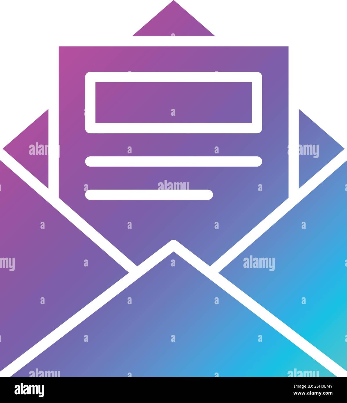 Email Vector Icon Design Illustration Stock Vector