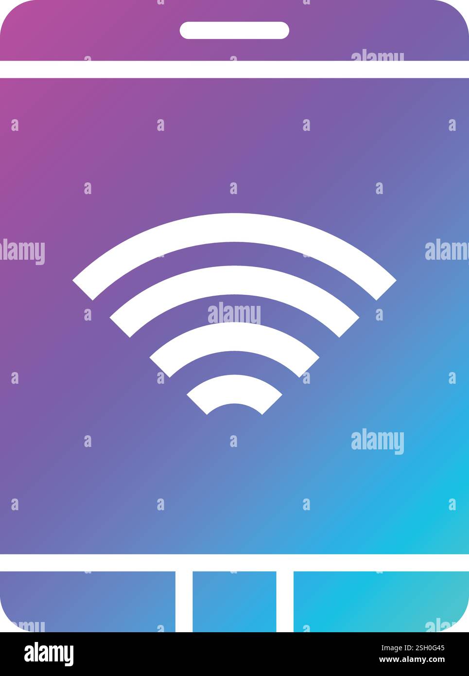 Tablet Vector Icon Design Illustration Stock Vector