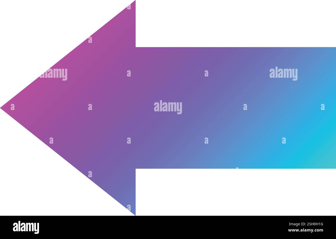 Left arrow Vector Icon Design Illustration Stock Vector