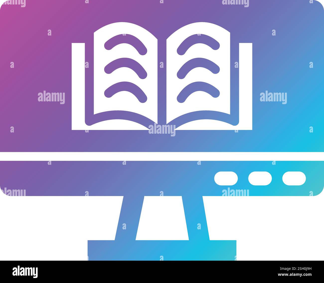 Online learning Vector Icon Design Illustration Stock Vector