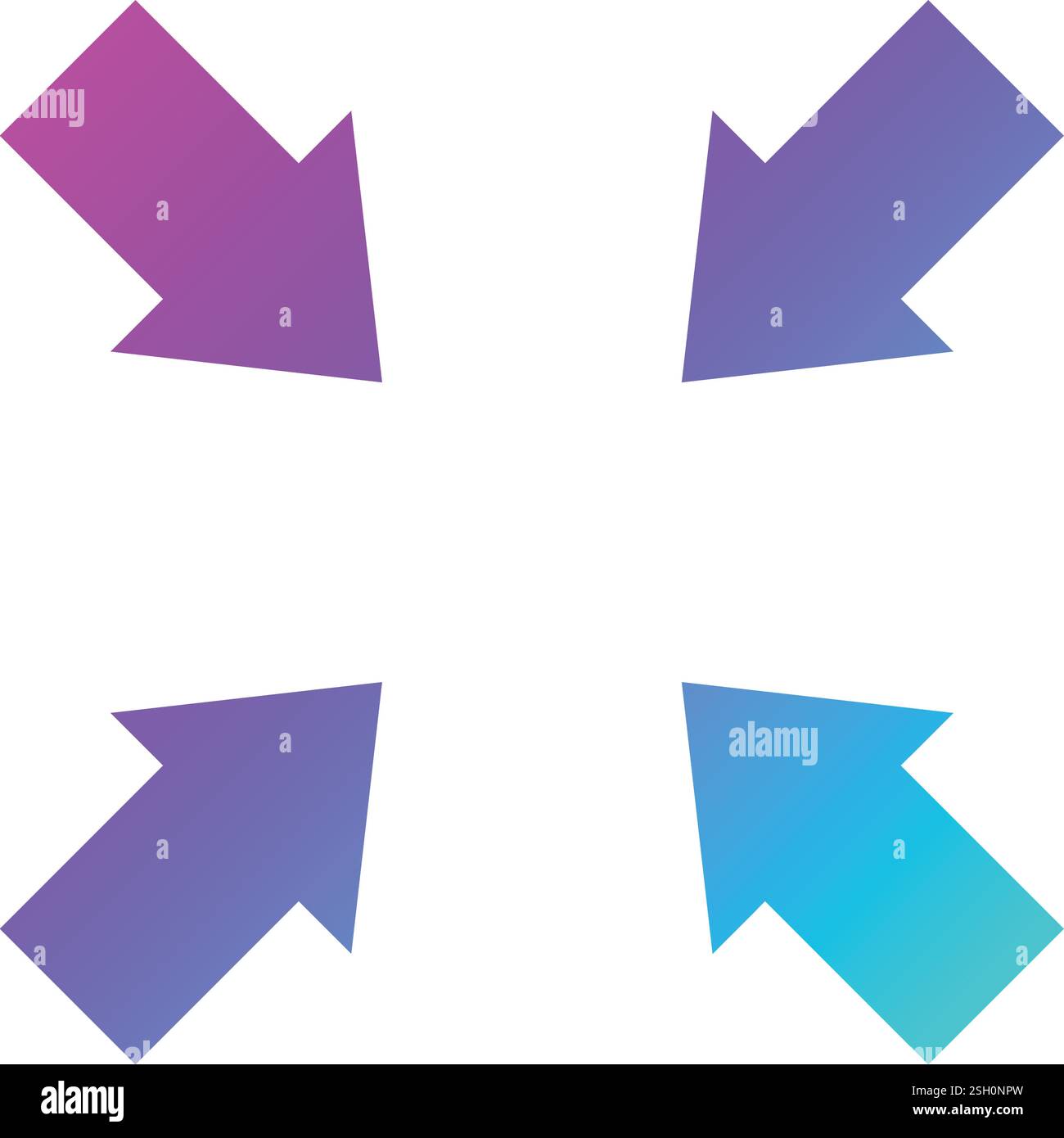 Resize Vector Icon Design Illustration Stock Vector