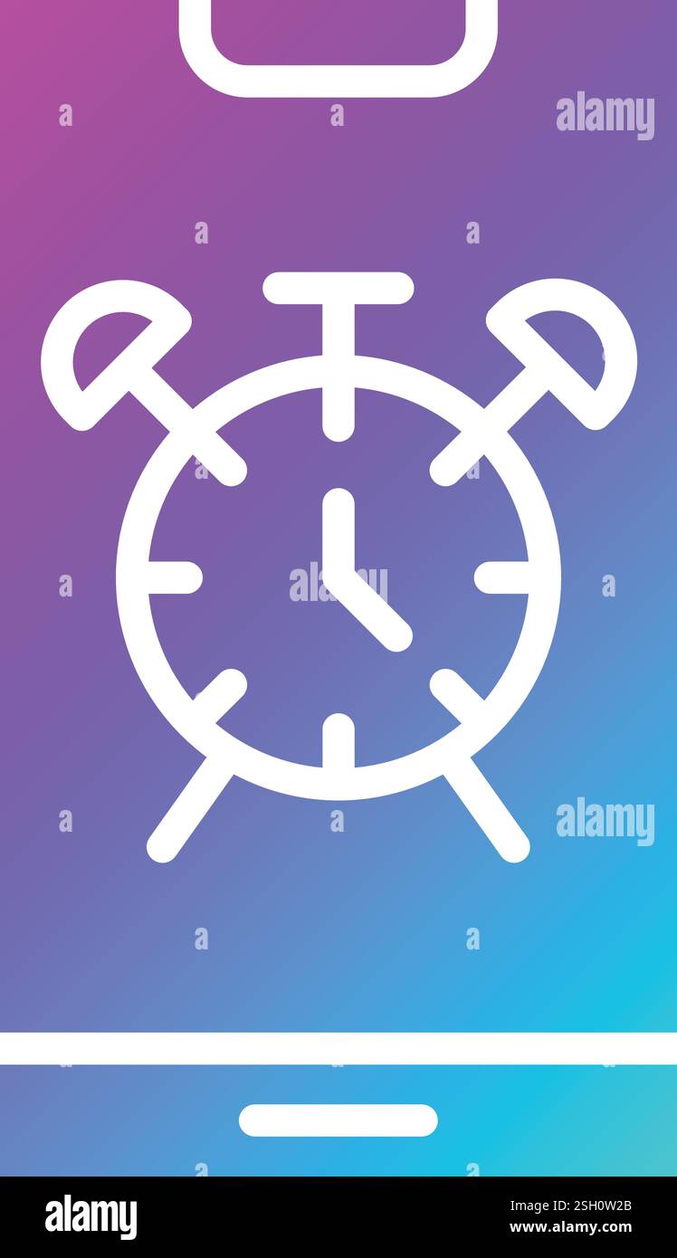 Clock Vector Icon Design Illustration Stock Vector