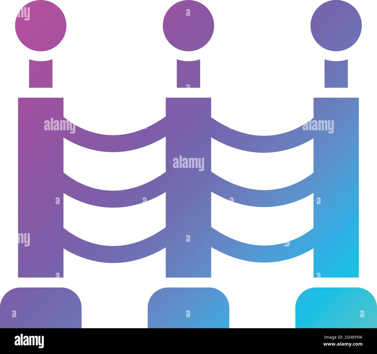 Barrier Vector Icon Design Illustration Stock Vector Image & Art - Alamy