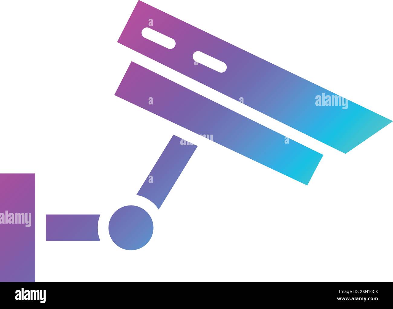 Cctv Vector Icon Design Illustration Stock Vector