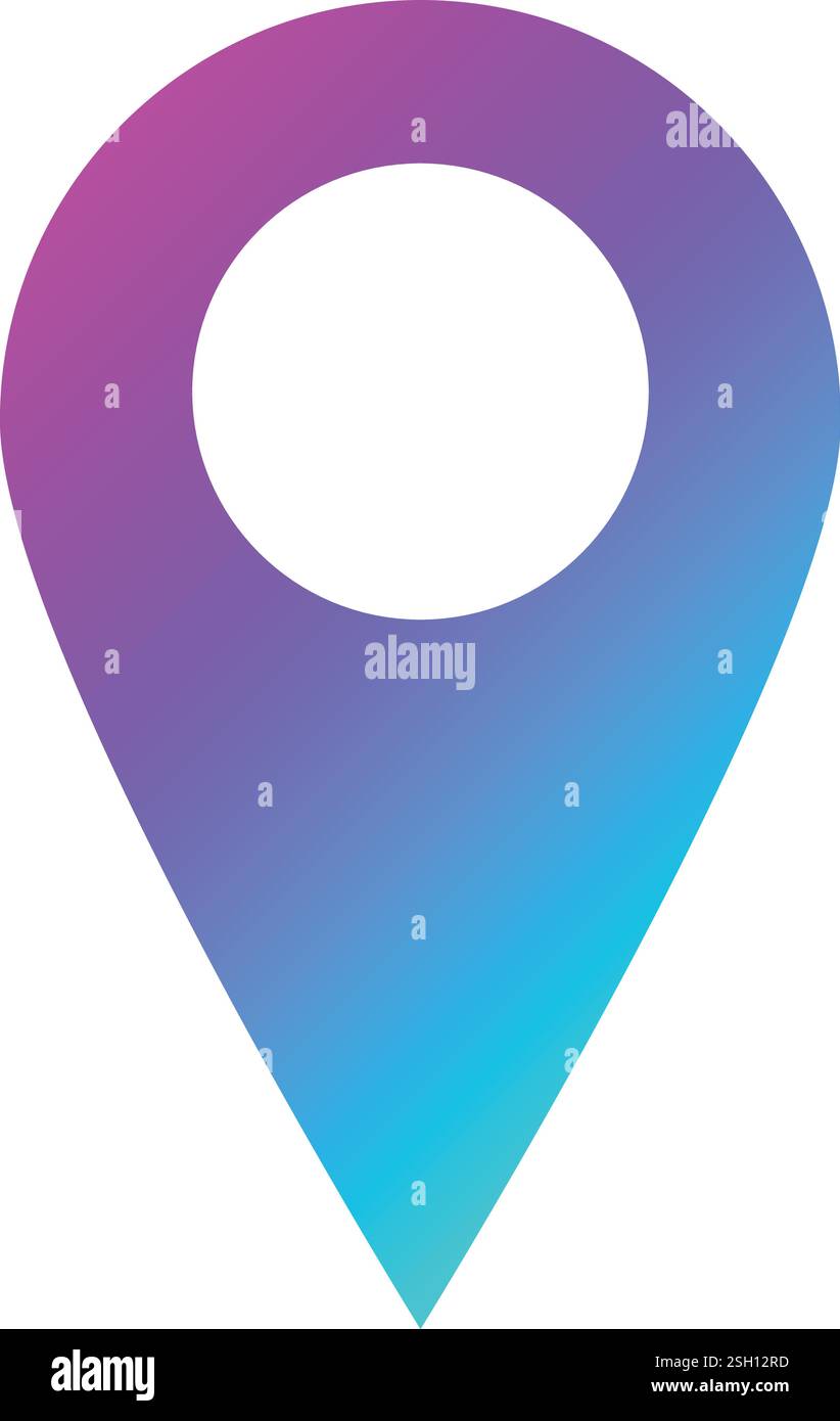 Location Vector Icon Design Illustration Stock Vector