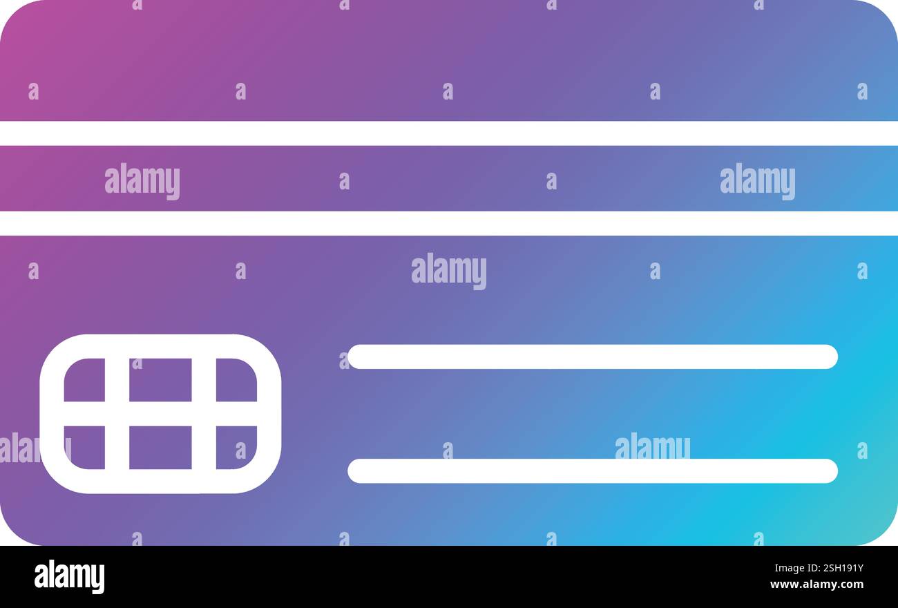 Credit card Vector Icon Design Illustration Stock Vector
