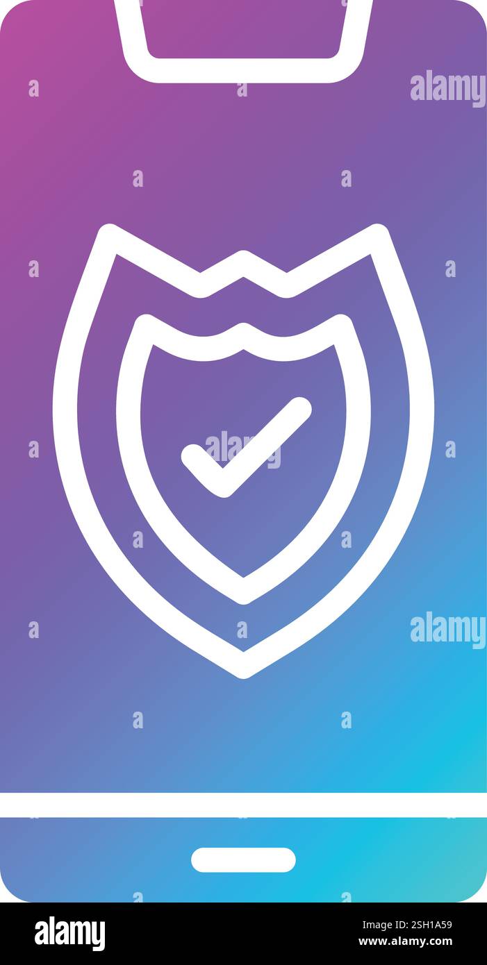 Smartphone Vector Icon Design Illustration Stock Vector