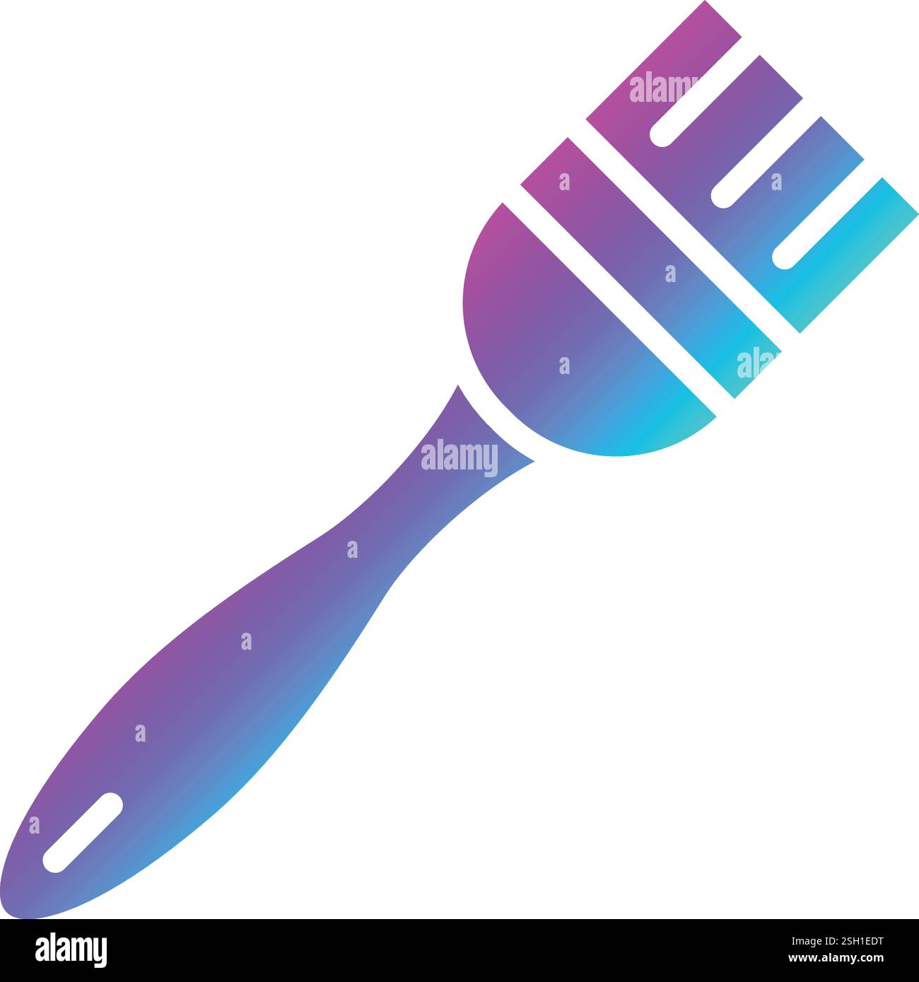 Pastry brush Vector Icon Design Illustration Stock Vector
