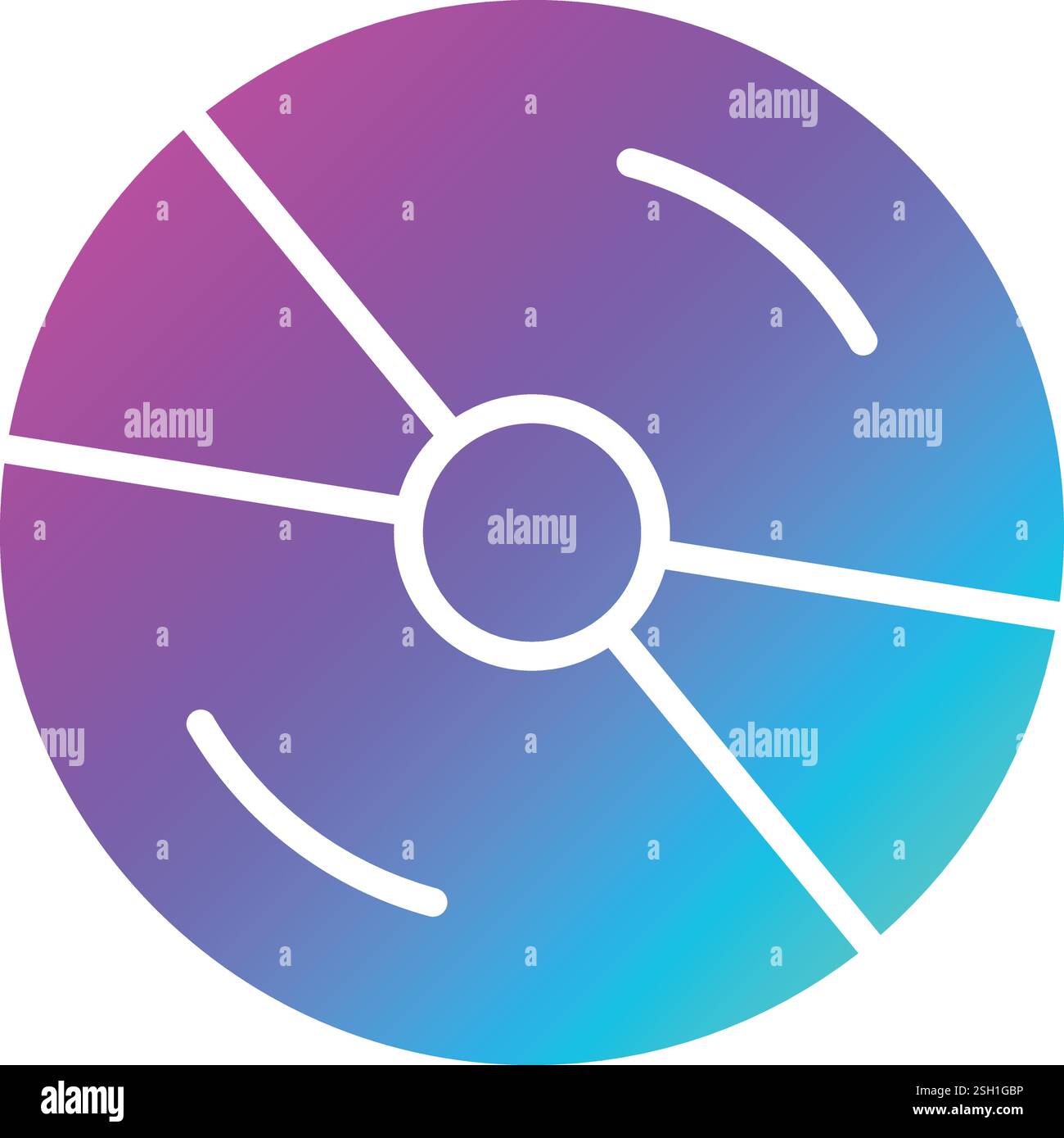 Cd Vector Icon Design Illustration Stock Vector