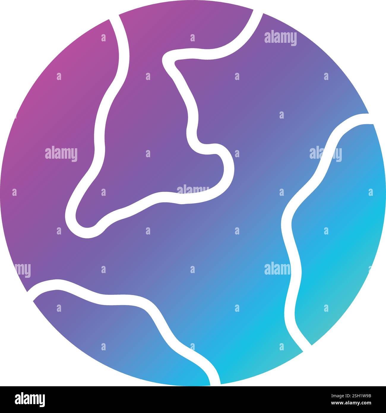 Globe Vector Icon Design Illustration Stock Vector