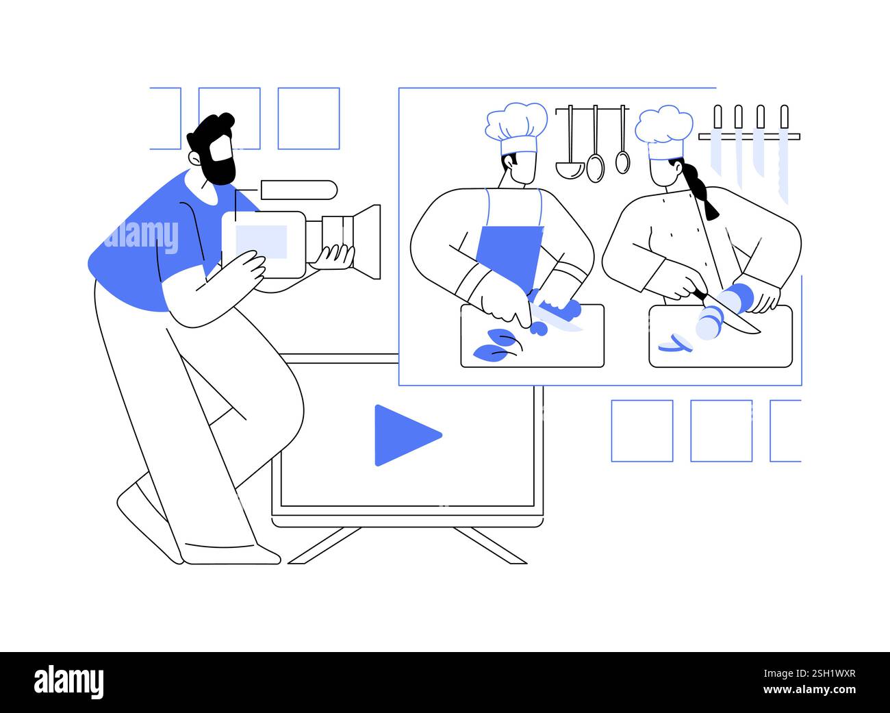 Reality Show Isolated Cartoon Vector Illustrations Stock Vector Image