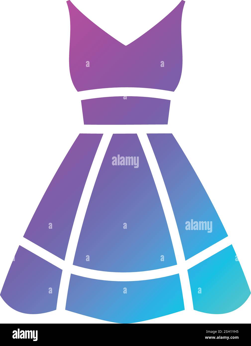 Dress Vector Icon Design Illustration Stock Vector