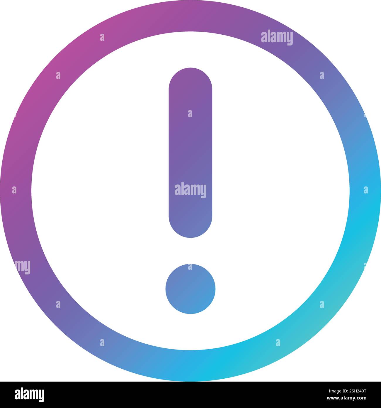 Warning Vector Icon Design Illustration Stock Vector