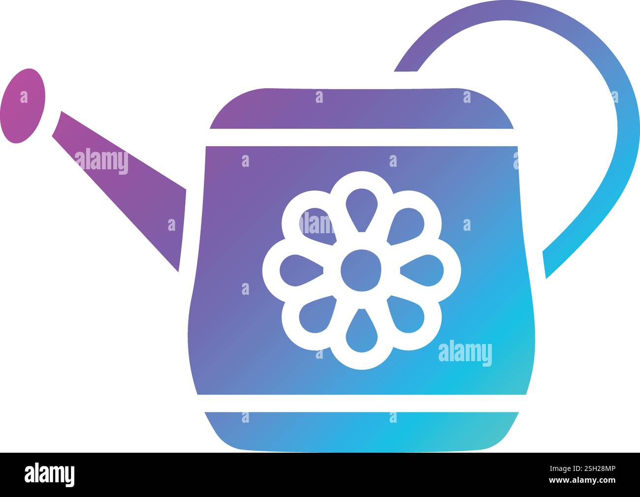 Watering can Vector Icon Design Illustration Stock Vector
