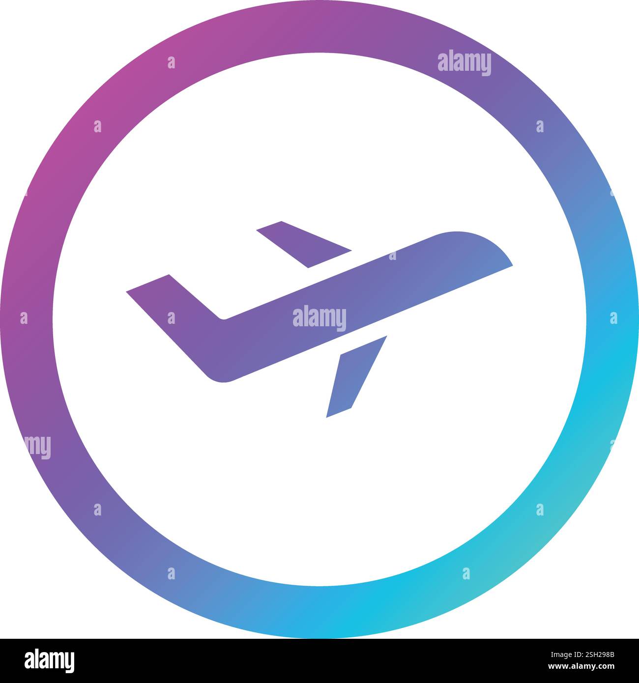 Airport Vector Icon Design Illustration Stock Vector