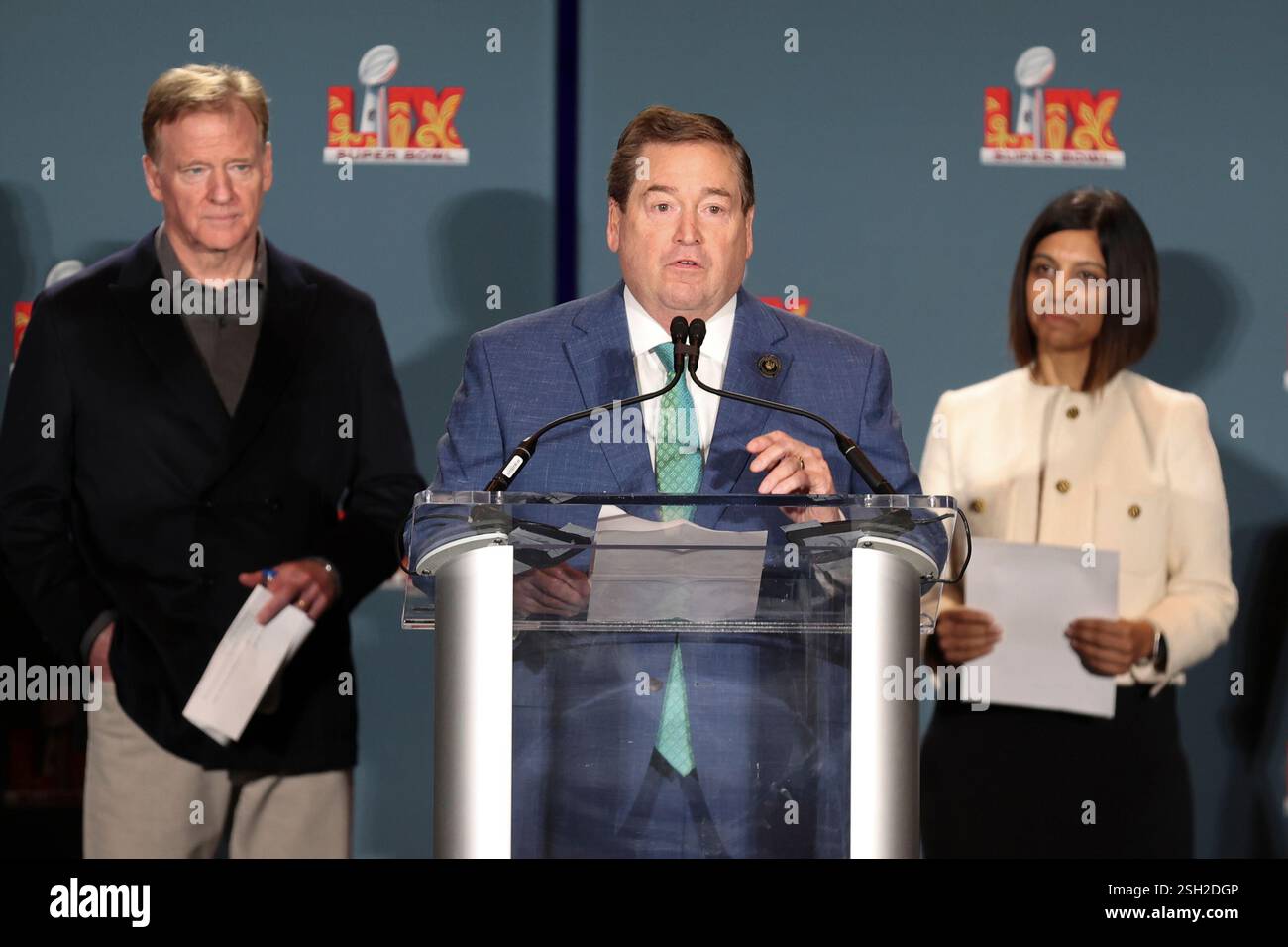 New Orleans, United States. 10th Feb, 2025. Louisiana Lt. Governor ...