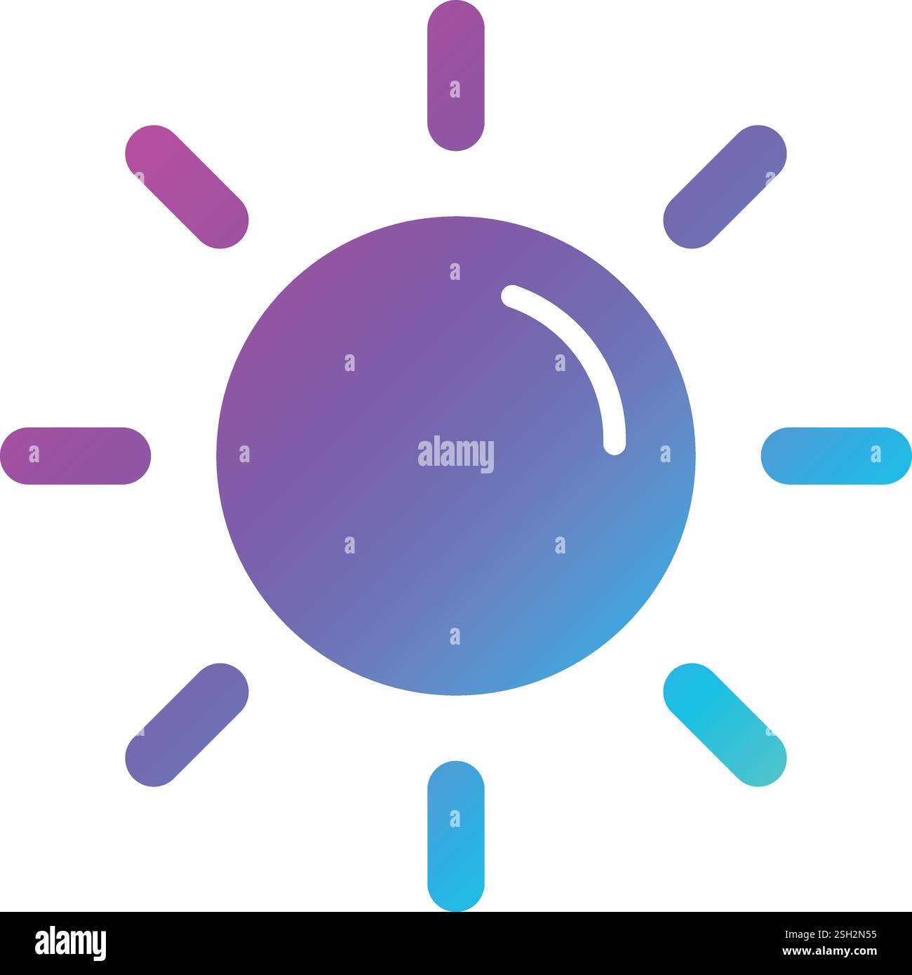 Sun Vector Icon Design Illustration Stock Vector Image & Art - Alamy