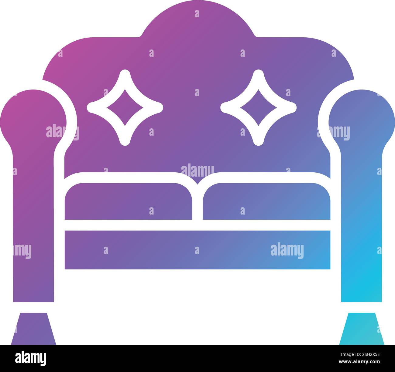 Sofa Vector Icon Design Illustration Stock Vector Image & Art - Alamy