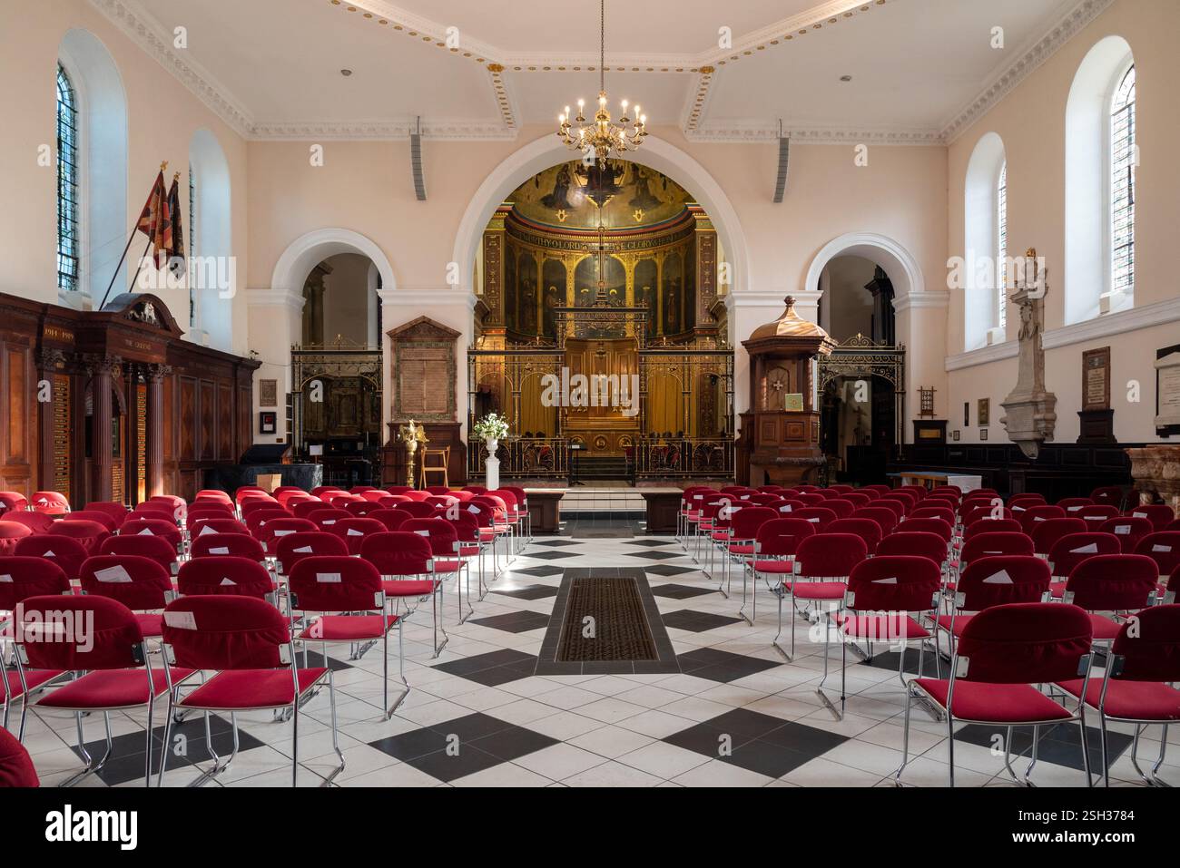 Interior Of Holy Trinity Church In Guildford Looking Towards The 