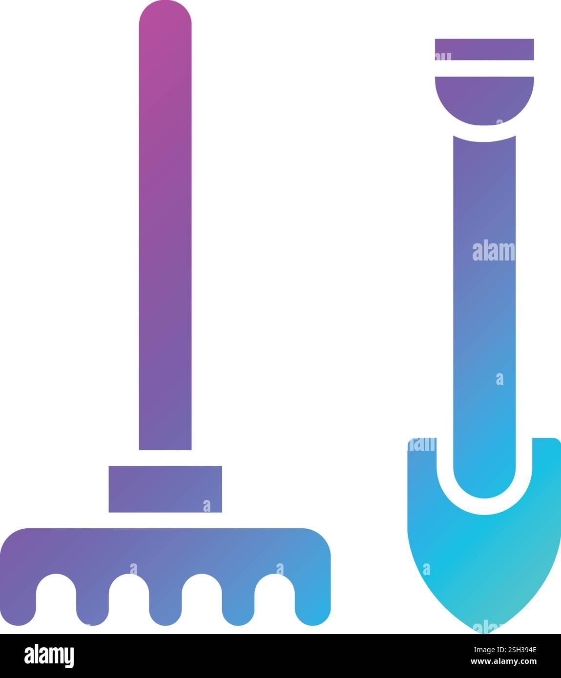 Gardening tools Vector Icon Design Illustration Stock Vector