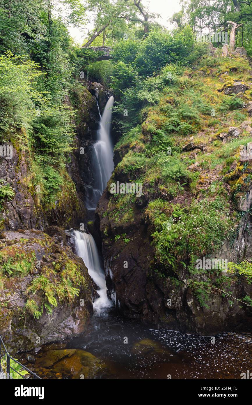 Aira Force Waterfall, Lake District, UK Stock Photo - Alamy