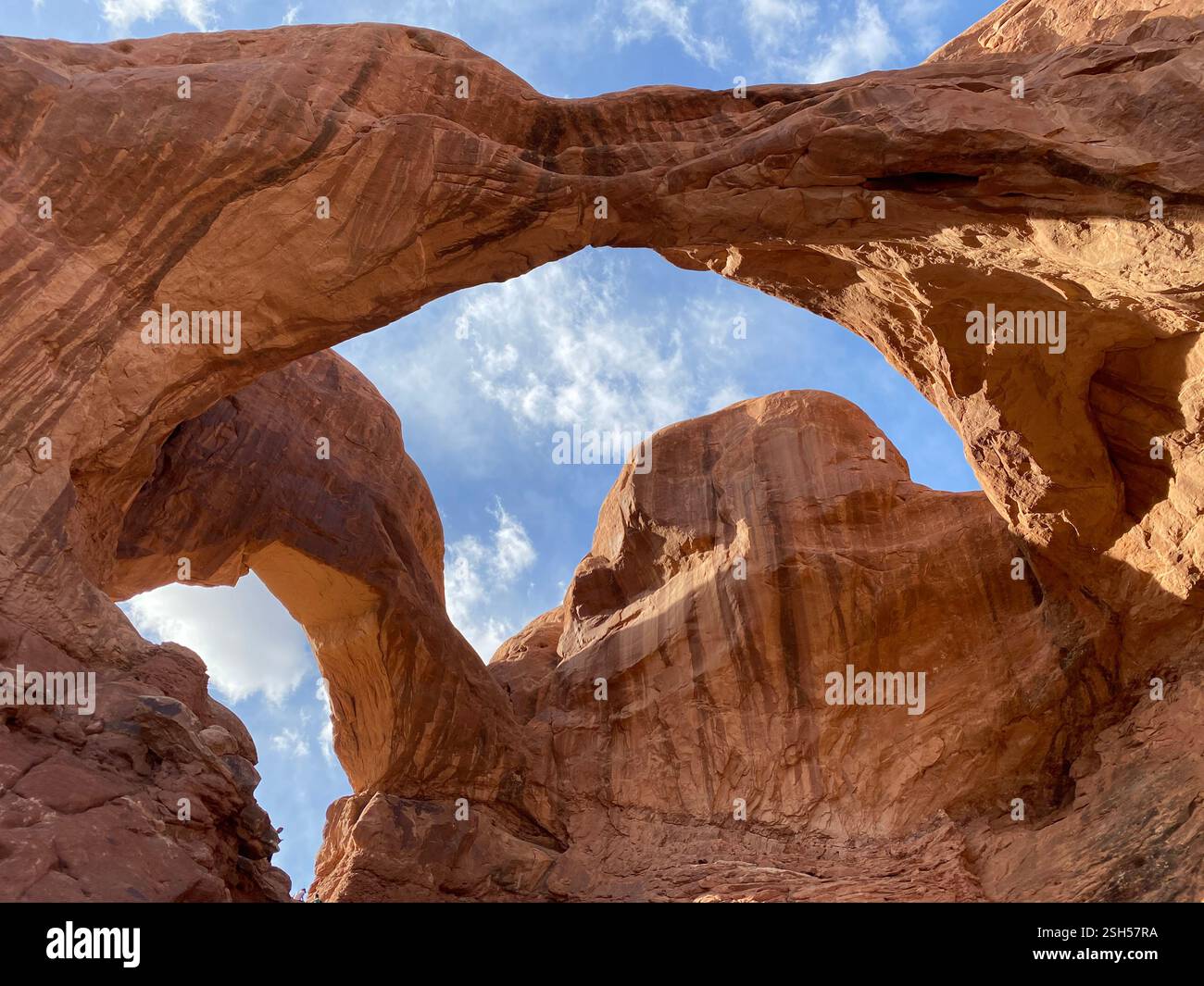 Double Arch | Arches National Park, Moab, Utah - Smartphone Captured Stock Image
