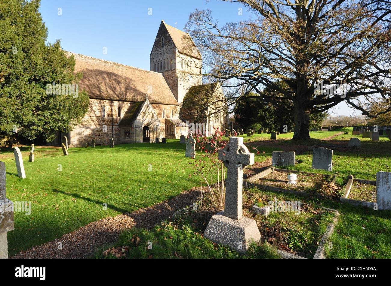 St Lawrence church Castle Rising Norfolk England UK Stock Photo - Alamy