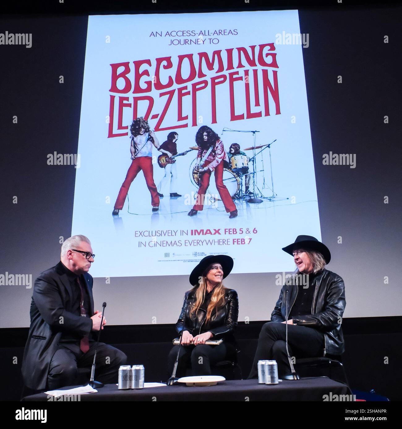 London, UK. 10th Feb, 2025. Mark Kermode with Allison McGourty and