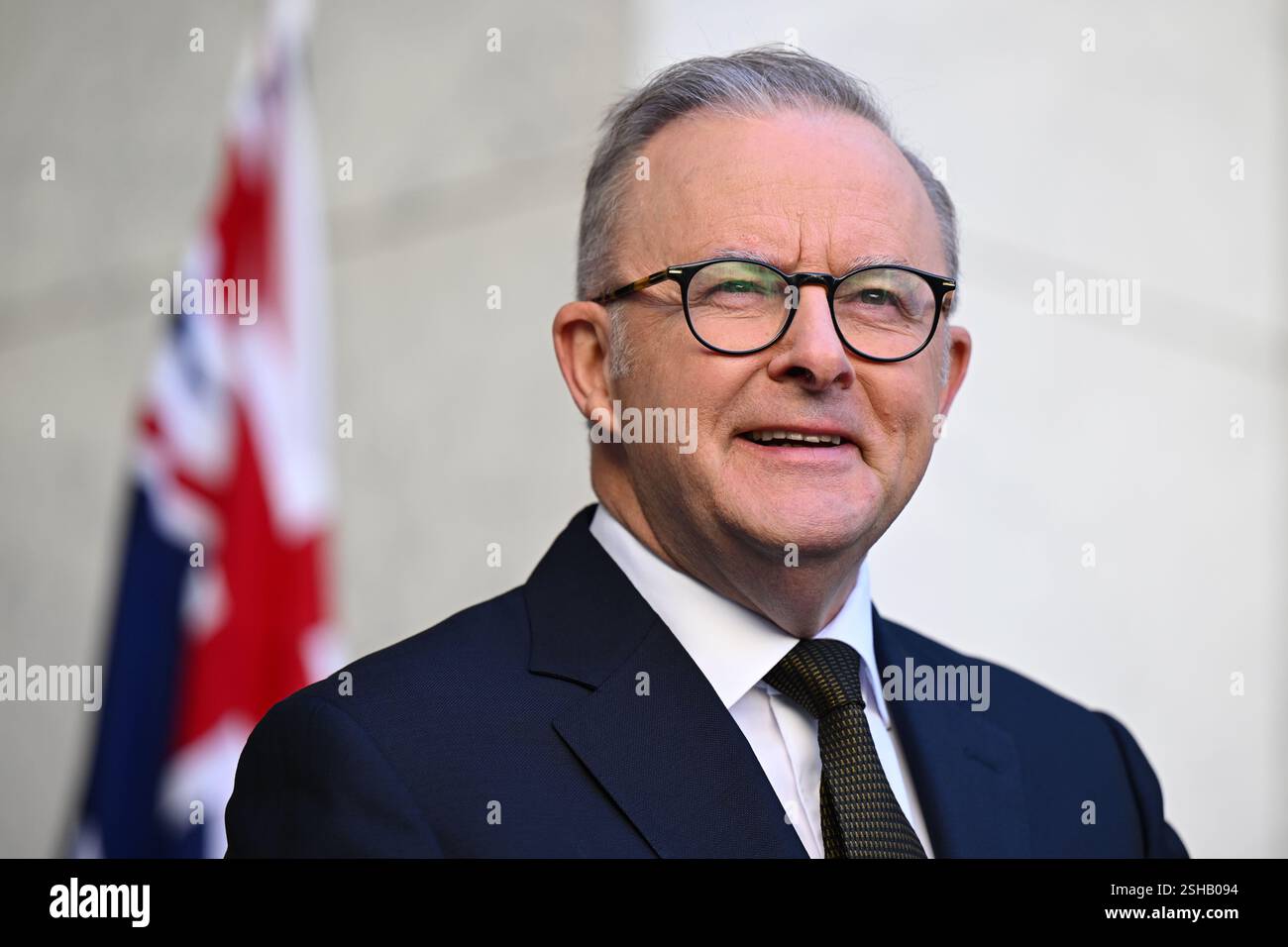Canberra, Australia. 11th Feb, 2025. Australian Prime Minister Anthony