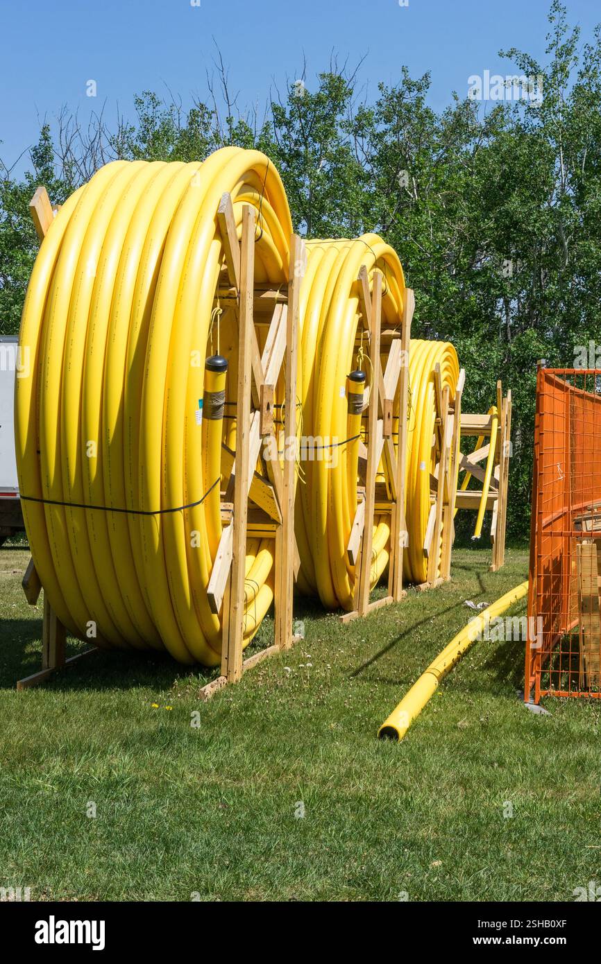 Photo inspiration: Gallery Detail: Yellow Gas Pipeline Delivered For Renovation Project At An Old