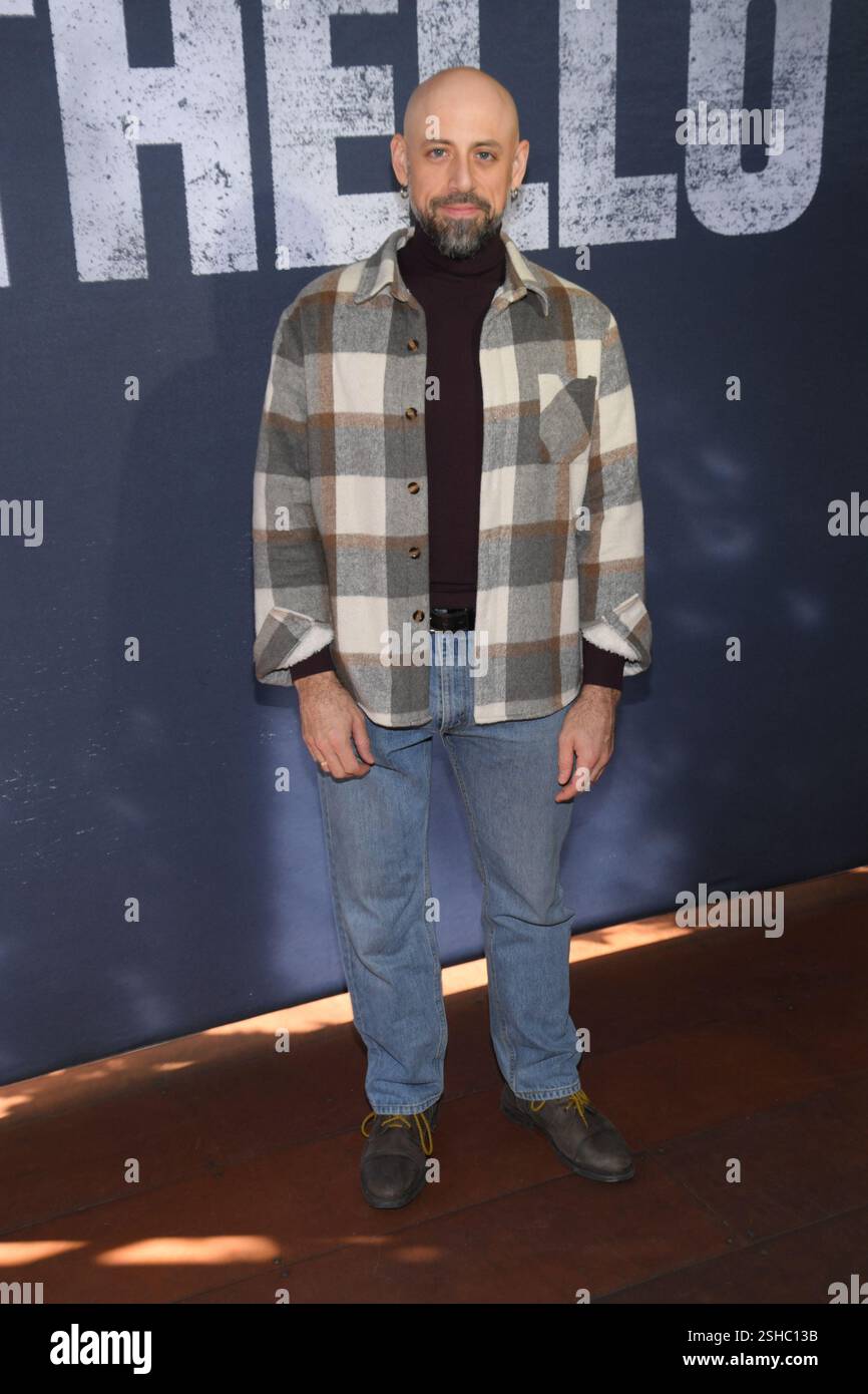 New York, USA. 10th Feb, 2025. Anthony Michael Lopez attends "Othello ...