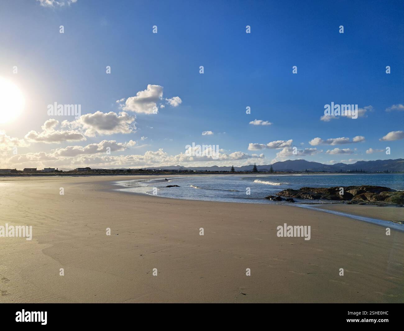 Sunsetting at the beach - Smartphone Captured Stock Image