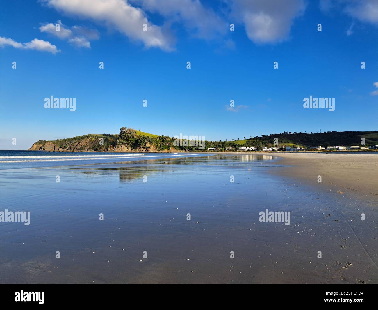 Beach coast line - Smartphone Captured Stock Image