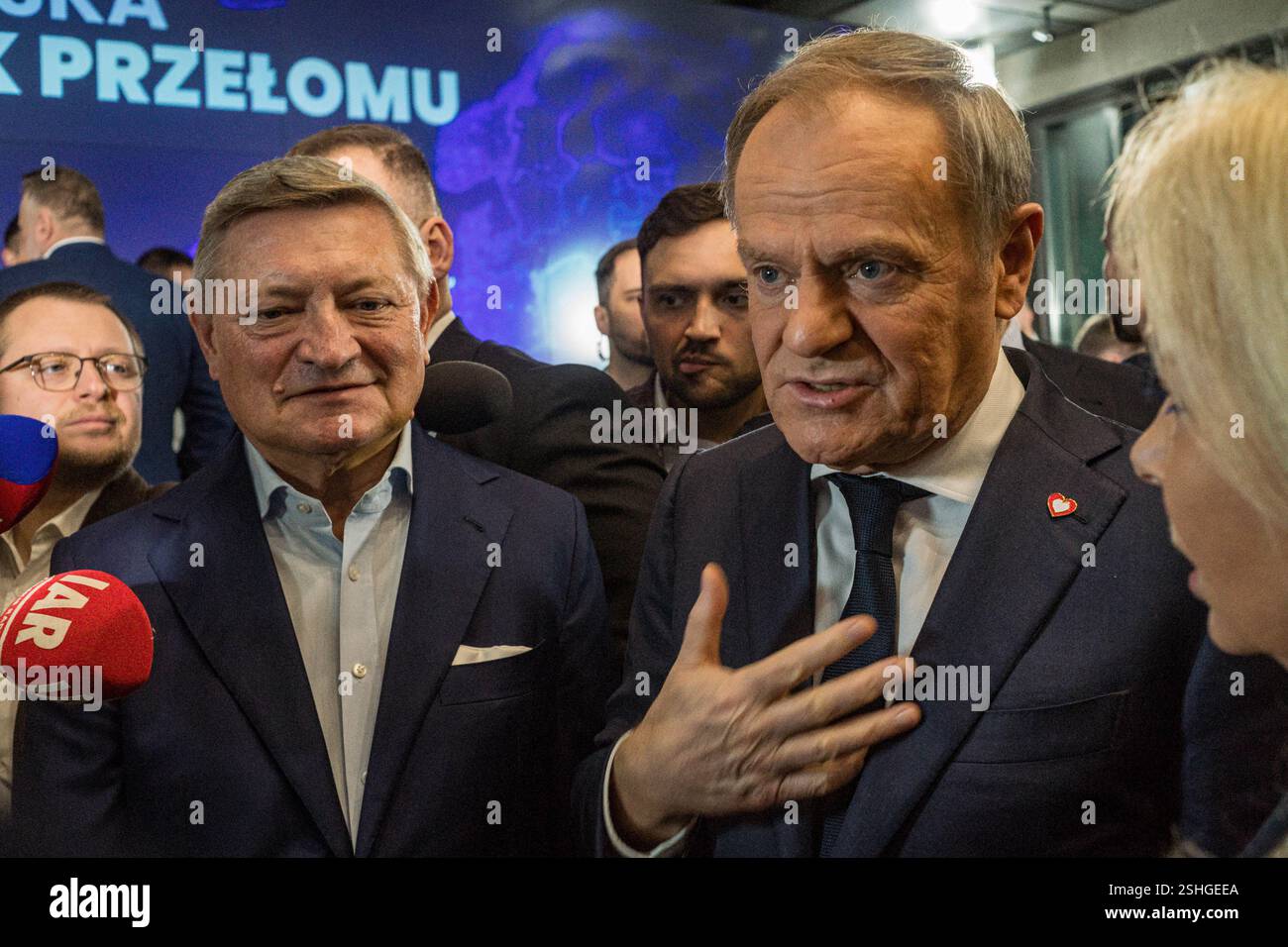 Donald Tusk has a discussion with the president of the Polish Business ...