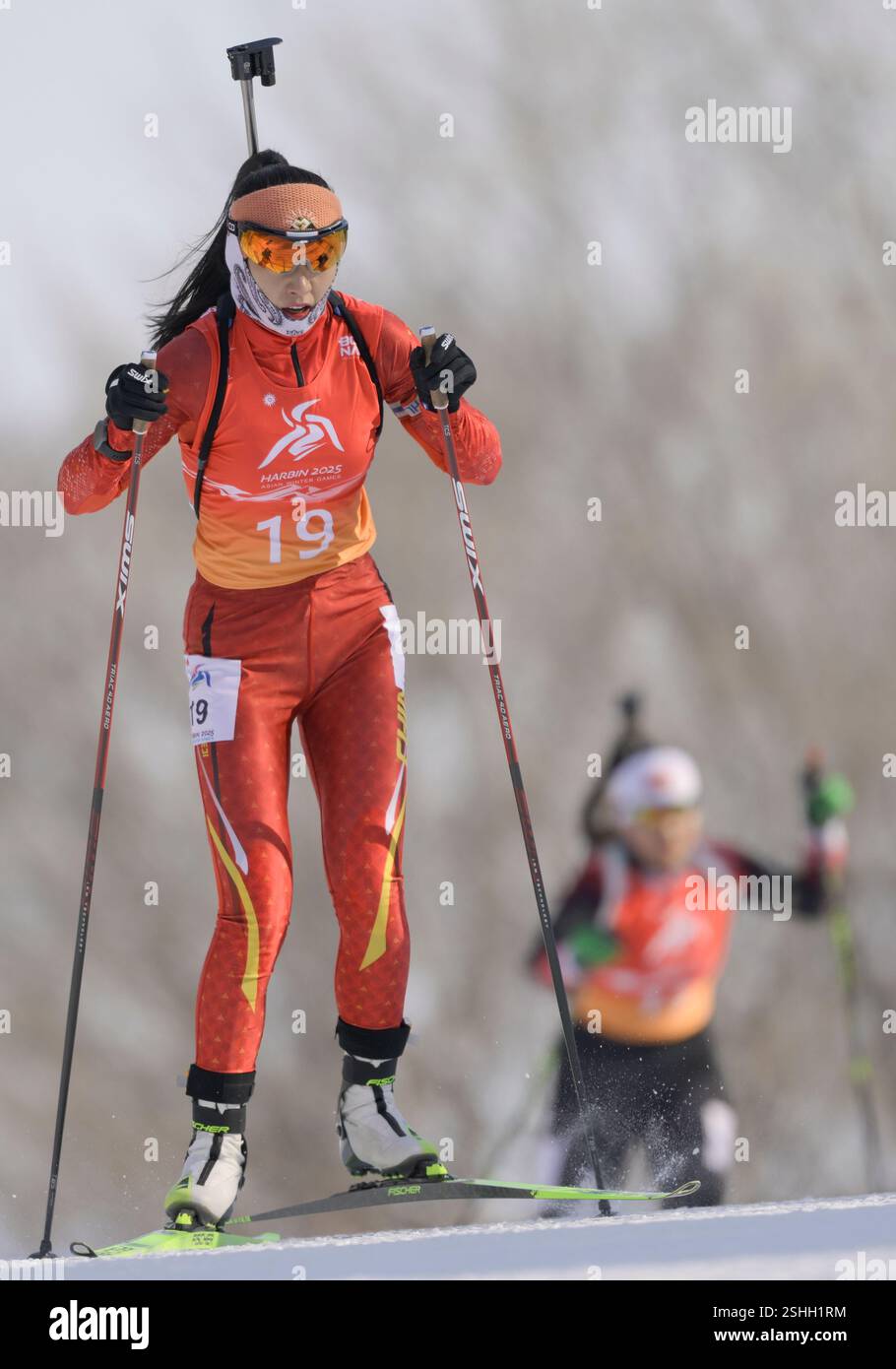 Yabuli. 11th Feb, 2025. Meng Fanqi of China competes during the ...