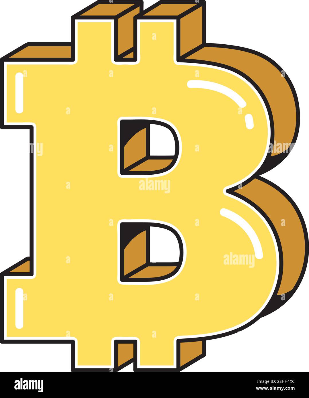 Bitcoin shiny Stock Vector Images - Alamy
