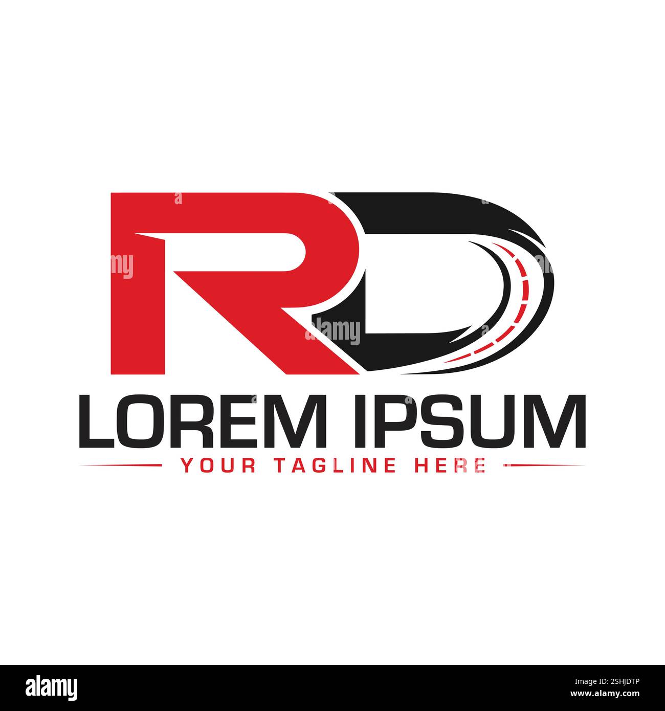 Letter dr logo hi-res stock photography and images - Alamy