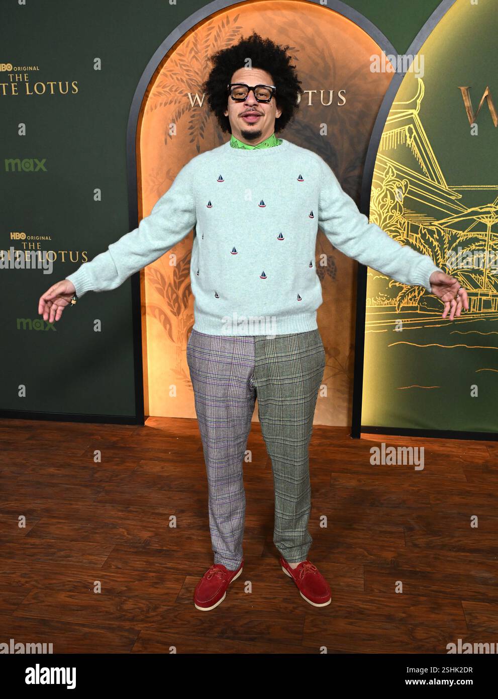 Los Angeles, USA. 10th Feb, 2025. Eric Andre arriving to HBO original ...
