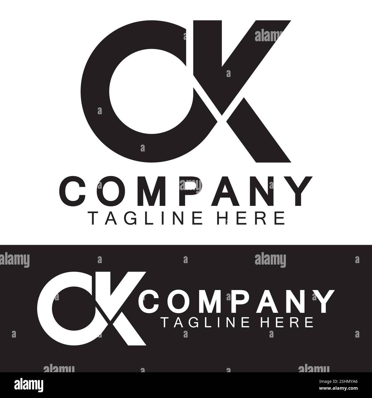 Initial Letter CK Logo Design Vector Template Stock Vector Image & Art ...