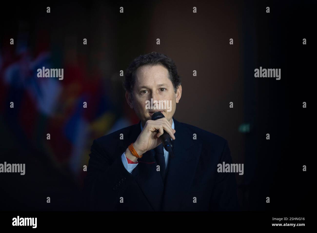 Paris, France. 10th Feb, 2025. Chariman of Stellantis, chairman of ...