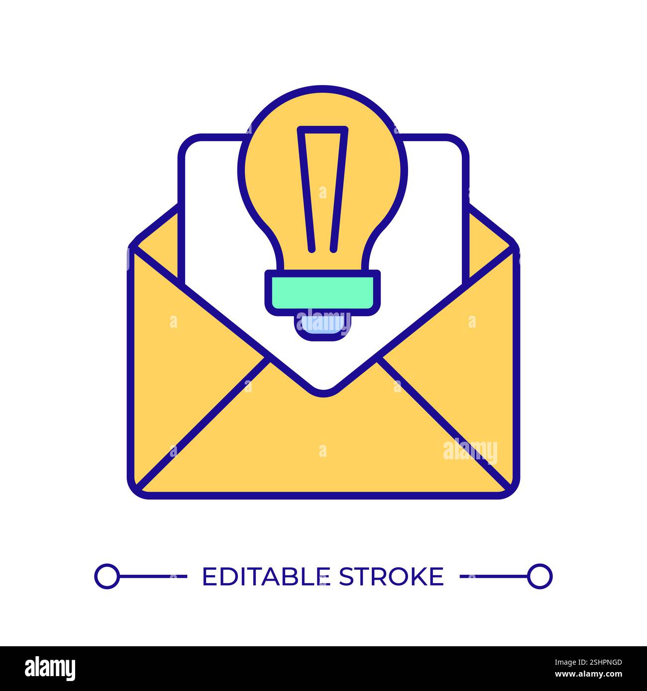 Communication RGB color icon Stock Vector