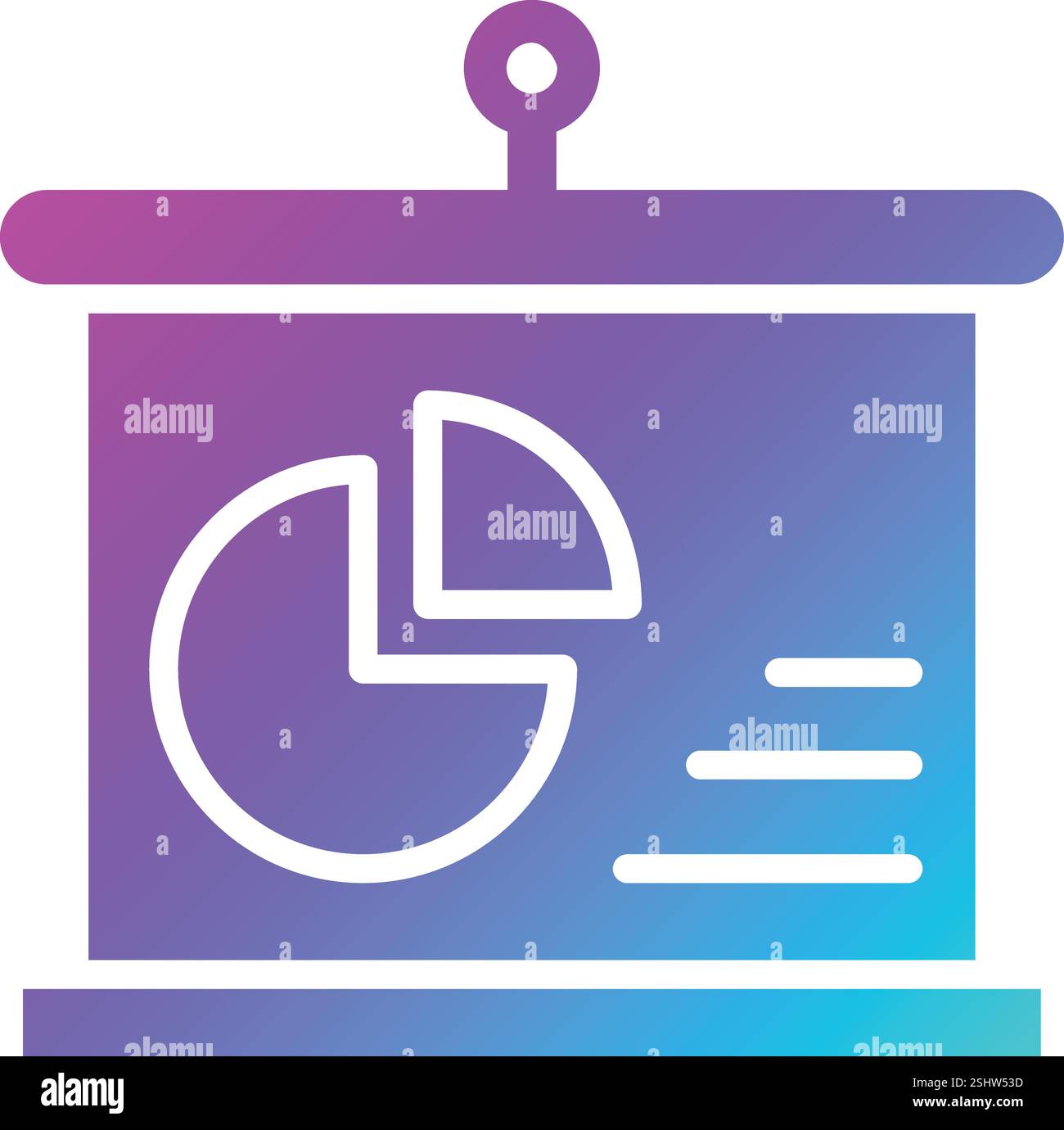 Pie chart Vector Icon Design Illustration Stock Vector