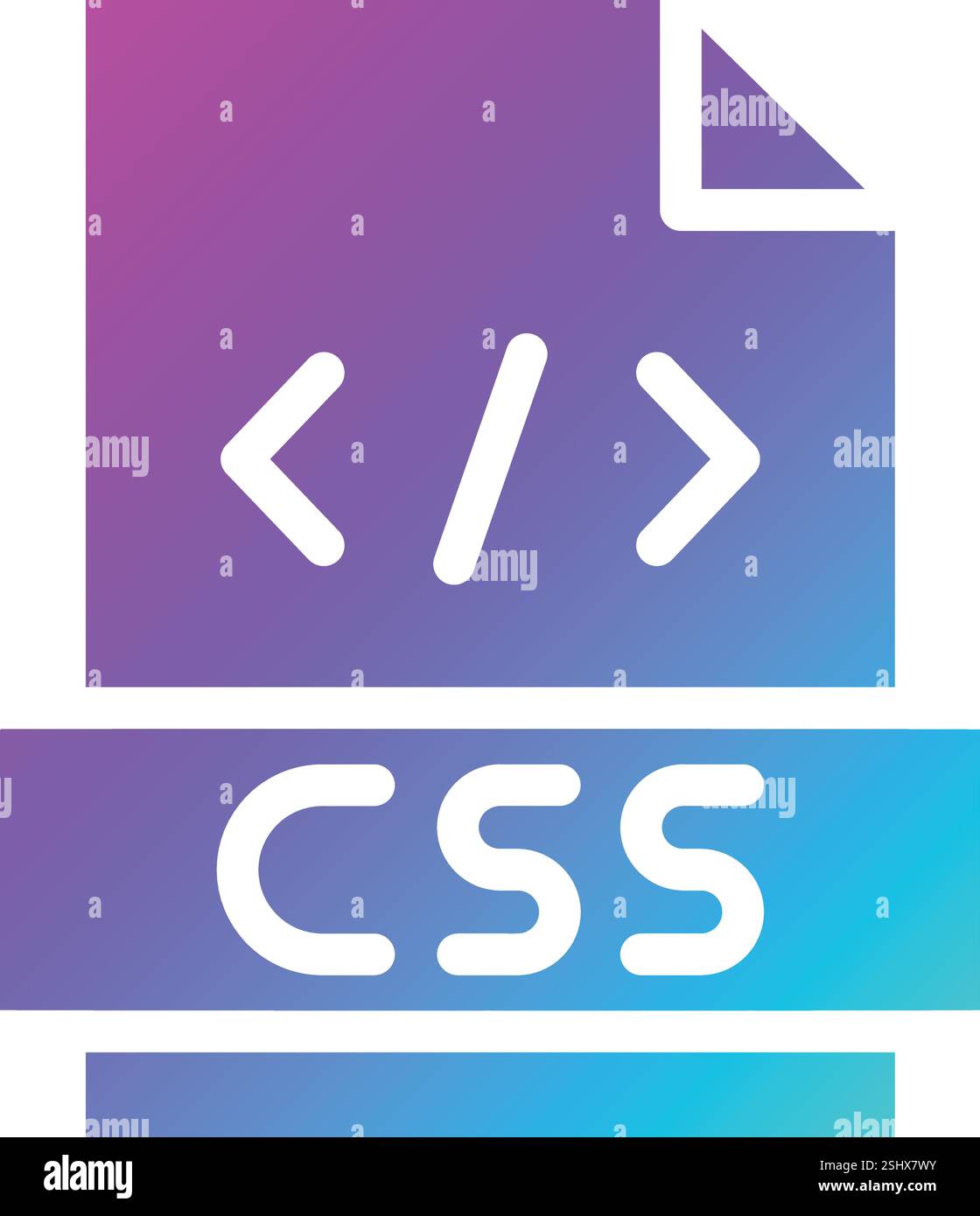 Css Vector Icon Design Illustration Stock Vector Image & Art - Alamy