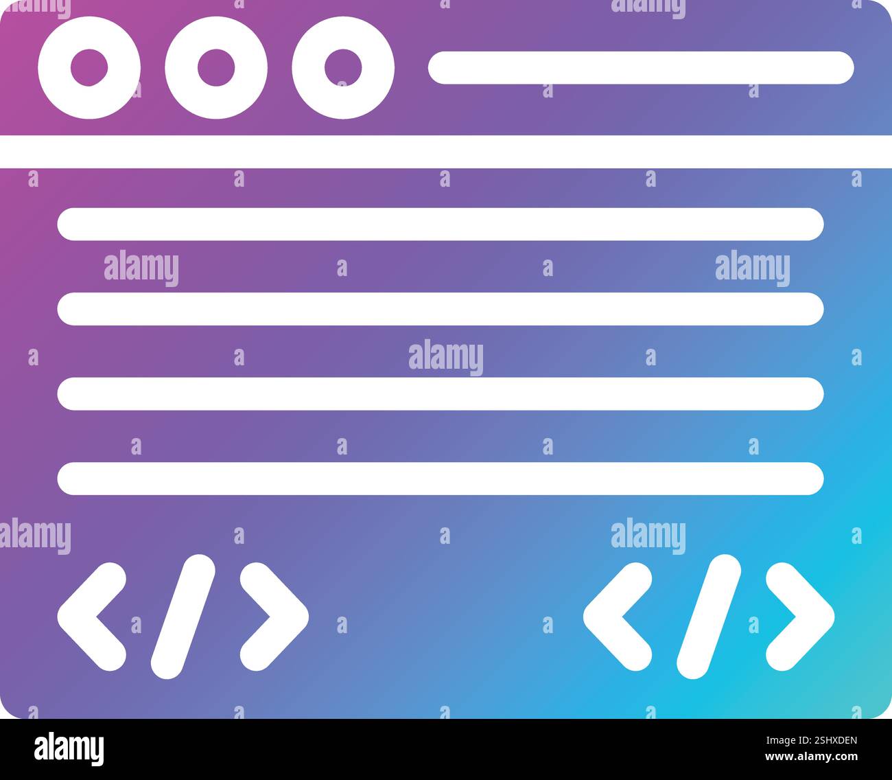 Command line Vector Icon Design Illustration Stock Vector