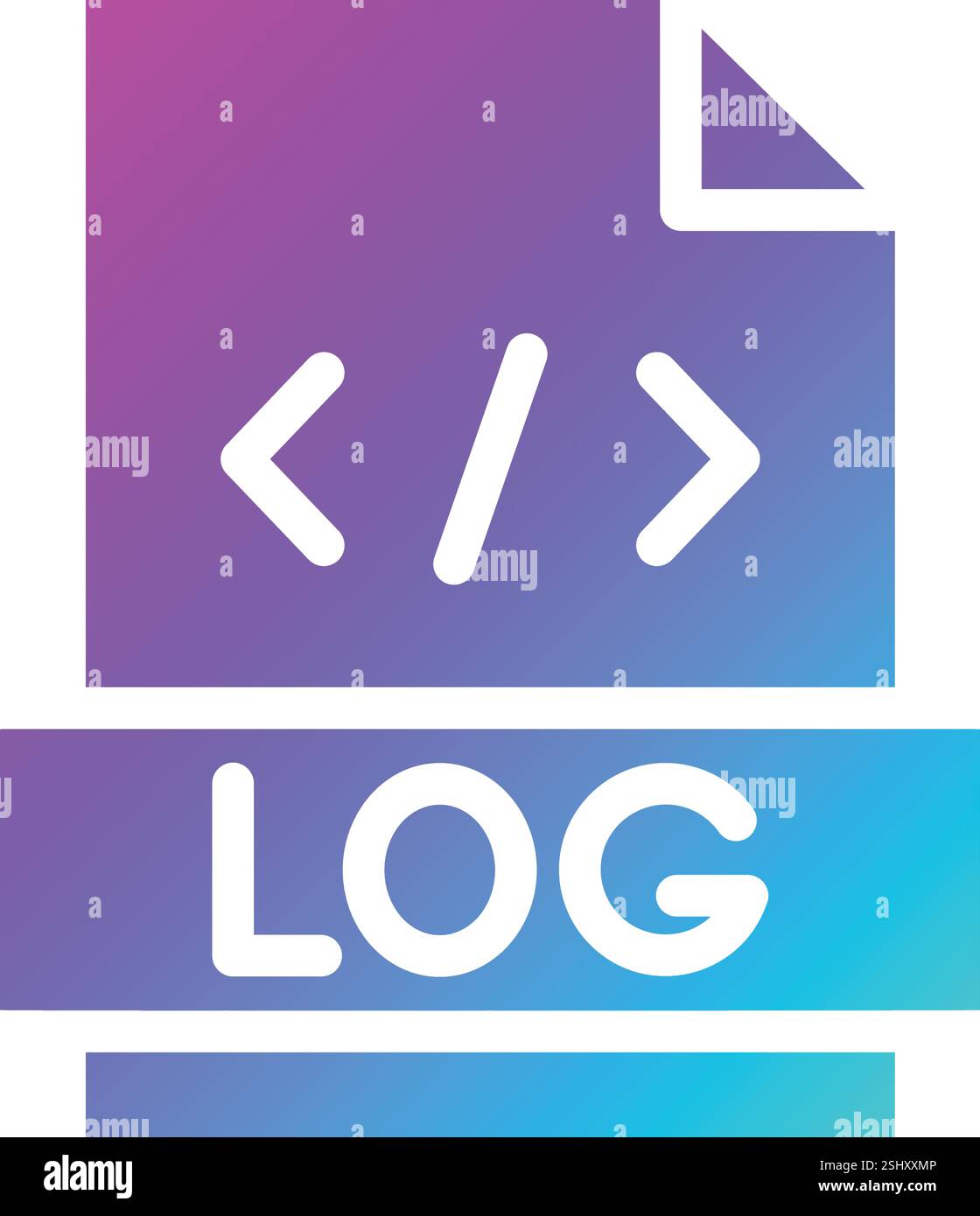 Logs Vector Icon Design Illustration Stock Vector