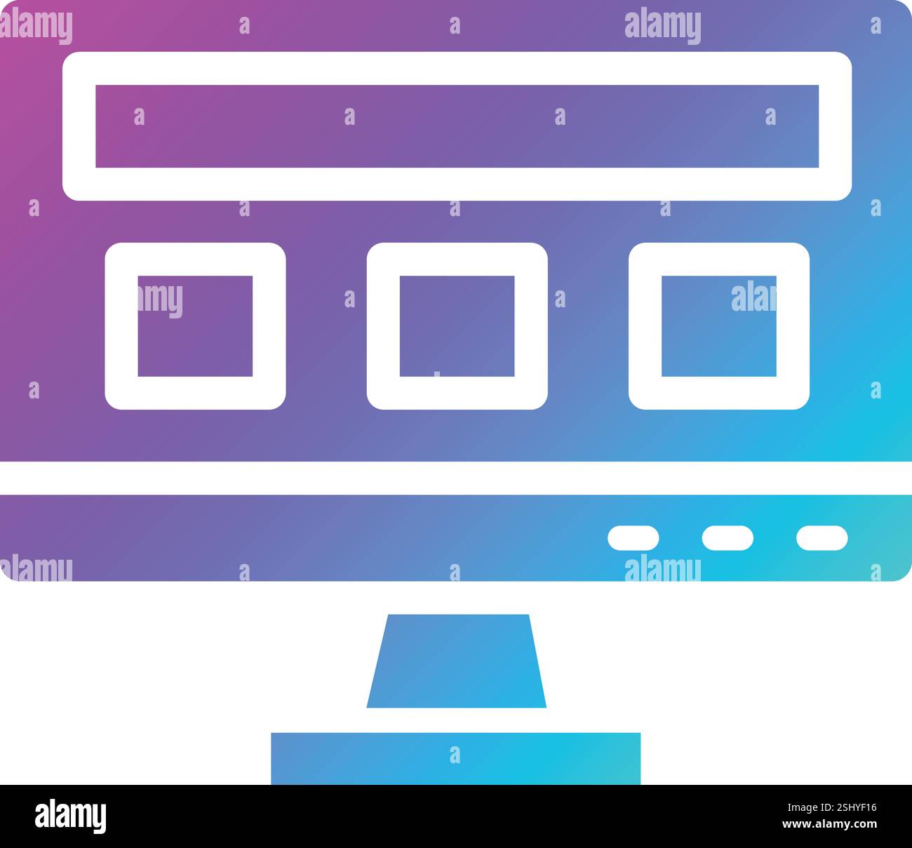 Ui design Vector Icon Design Illustration Stock Vector