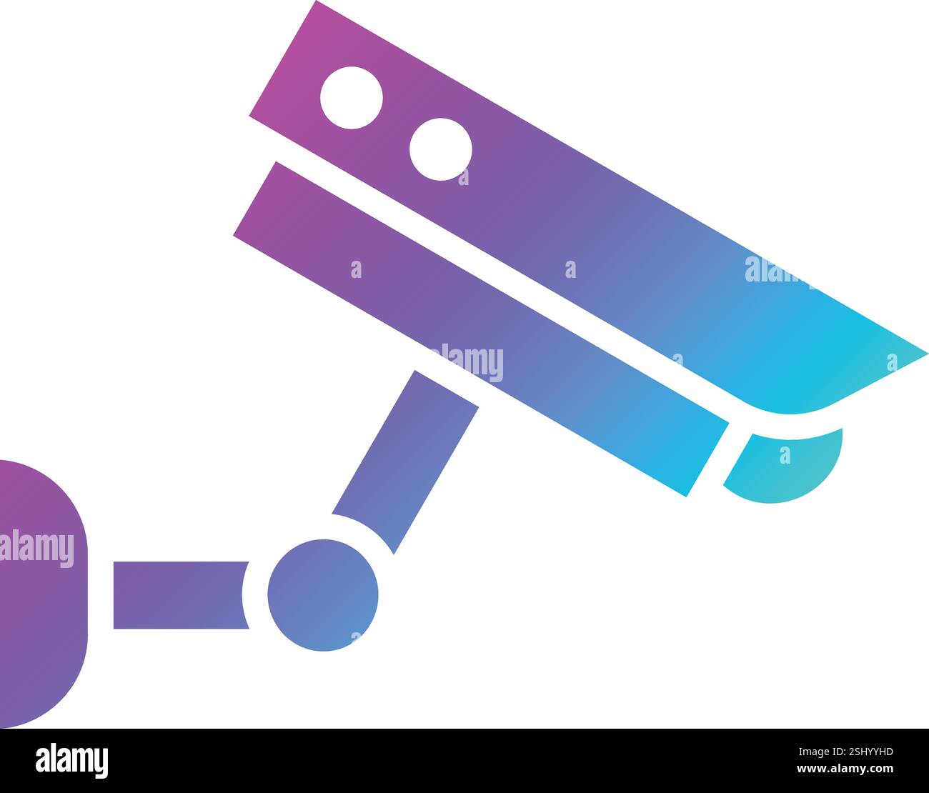 Cctv Vector Icon Design Illustration Stock Vector