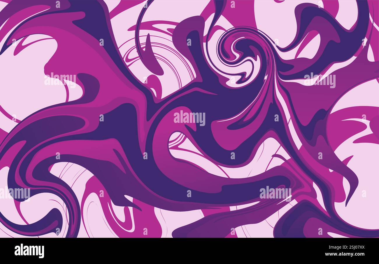 Abstract Artwork Background vector. Liquid Wave Design Stock Vector