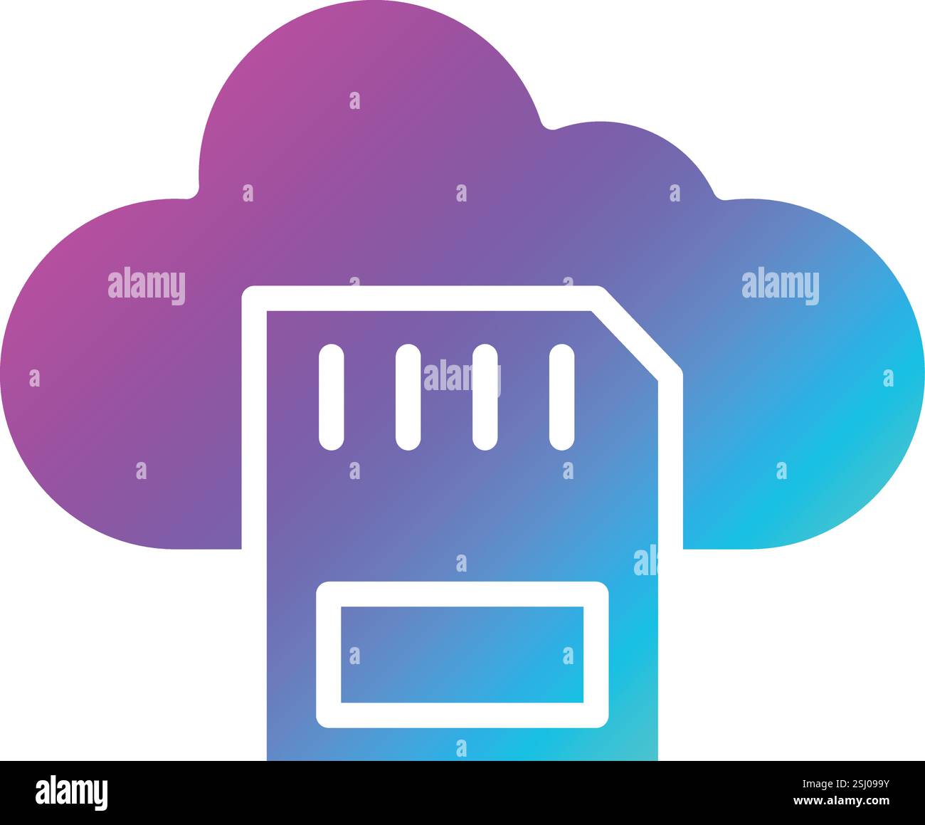 Sd card Vector Icon Design Illustration Stock Vector